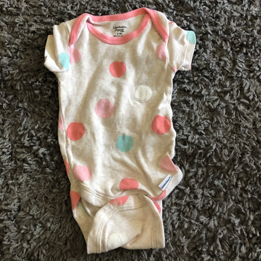 Polka dot onesie